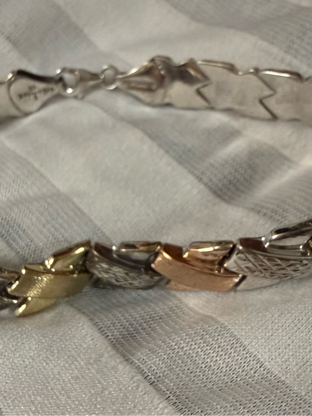 Vintage GL Turkey 925 & 10k bracelet